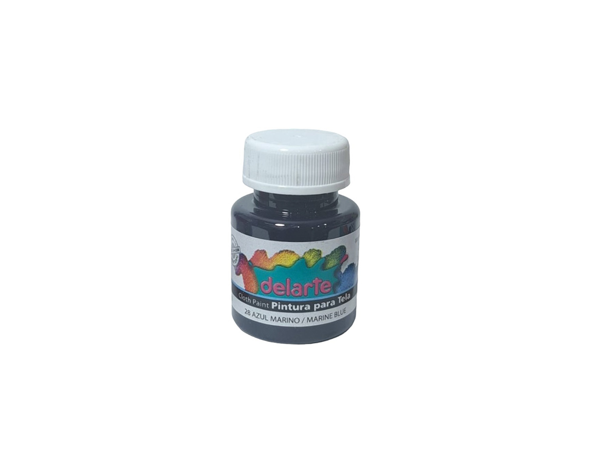PINTURA DELARTE TELA  28 AZUL MARINO  x 37 CC