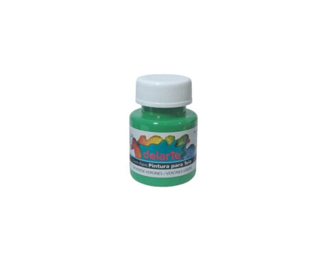 PINTURA DELARTE TELA  34 VERDE VERONES x 37 CC