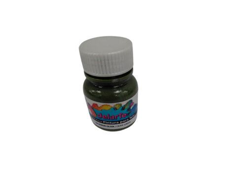 PINTURA DELARTE TELA  39 VERDE OLIVA  x 37 CC