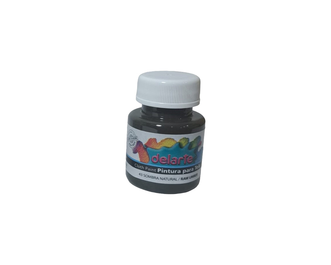 PINTURA DELARTE TELA  43 SOMBRA NATURAL  x 37 CC