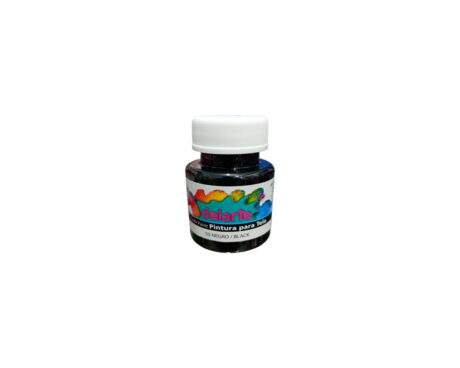 PINTURA DELARTE TELA  50 NEGRO  x 37 CC