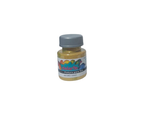 PINTURA DELARTE TELA  PERLADO 203 ORO  x 37 CC