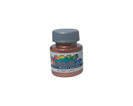 PINTURA DELARTE TELA  PERLADO 204 COBRE  x 37 CC