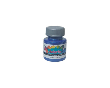 PINTURA DELARTE TELA  PERLADO 206 AZUL  x 37 CC