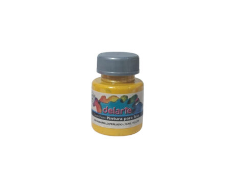 PINTURA DELARTE TELA  PERLADO 208 AMARILLO  x 37 CC