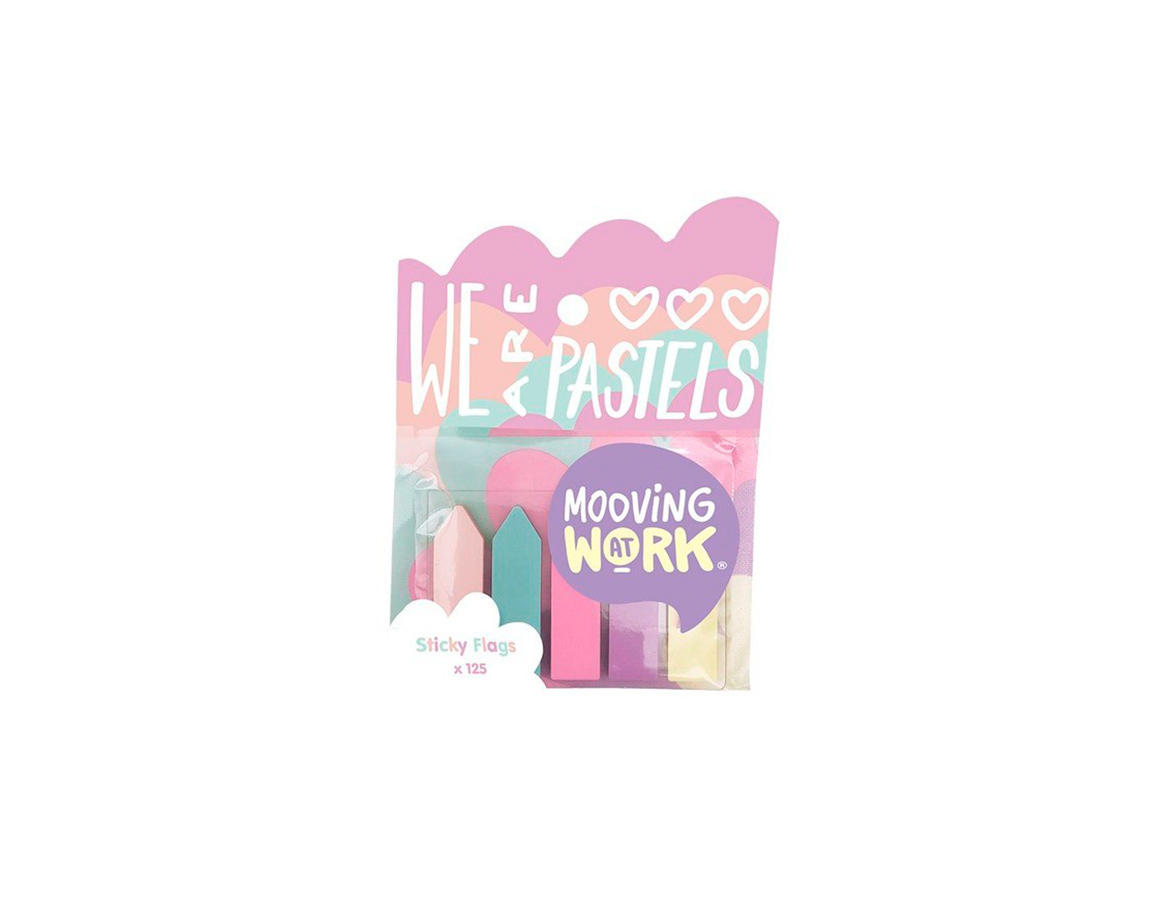 TACOS MOOVING PASTEL FLECHAS SEÑAL. X 125 UNID 2102100201 MAW