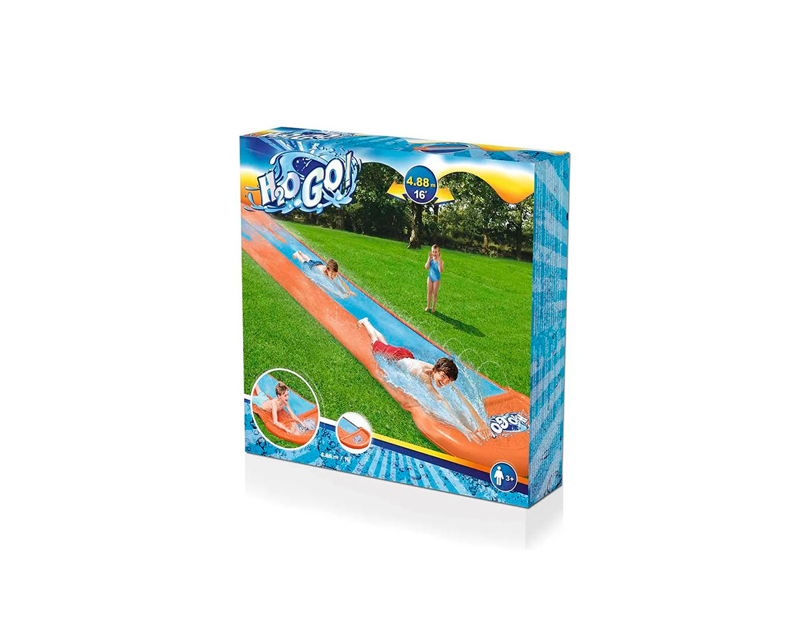 JUGUETE BESTWAY 52328 PISTA DESLIZ. DOBLE 4.88M