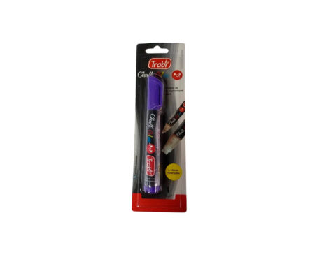 MARCADOR TRABI CHALK GLASS  POP x U. TA15M CELESTE RECARG.