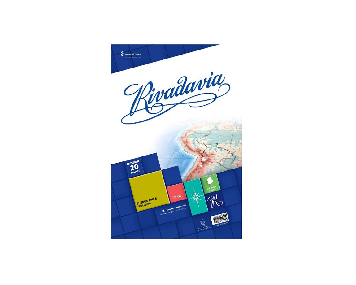 MAPAS RIVADAVIA OFICIO BLOCK BUENOS AIRES FIS/POL