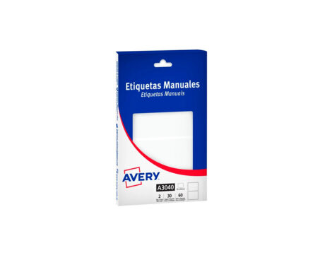 ETIQUETAS AVERY COMERCIAL A3040 75x103 MM
