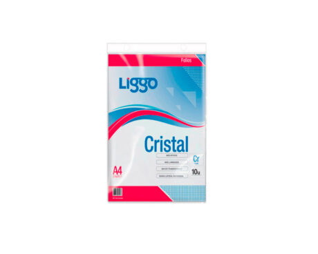 FOLIOS LIGGO CRISTAL 40 MIC A4 x100 U.