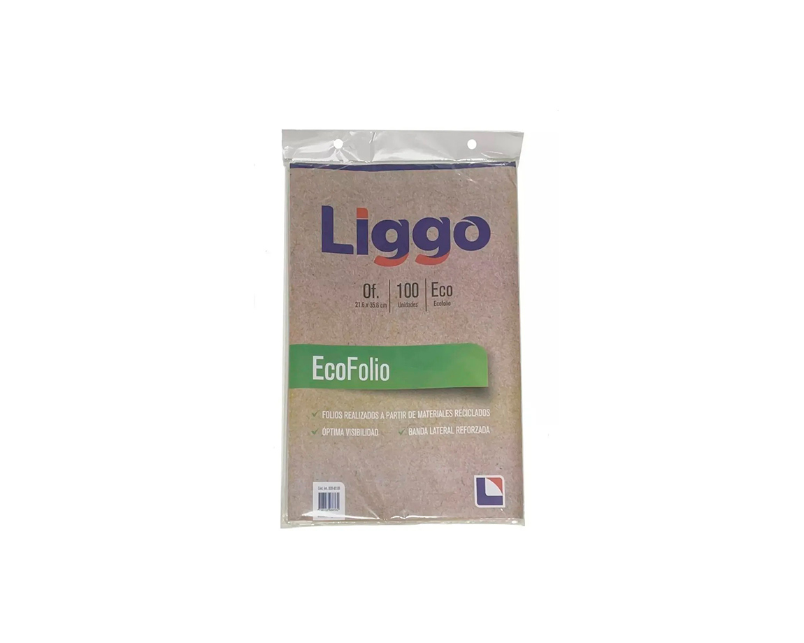 FOLIOS LIGGO ECO OFICIO x100 U.