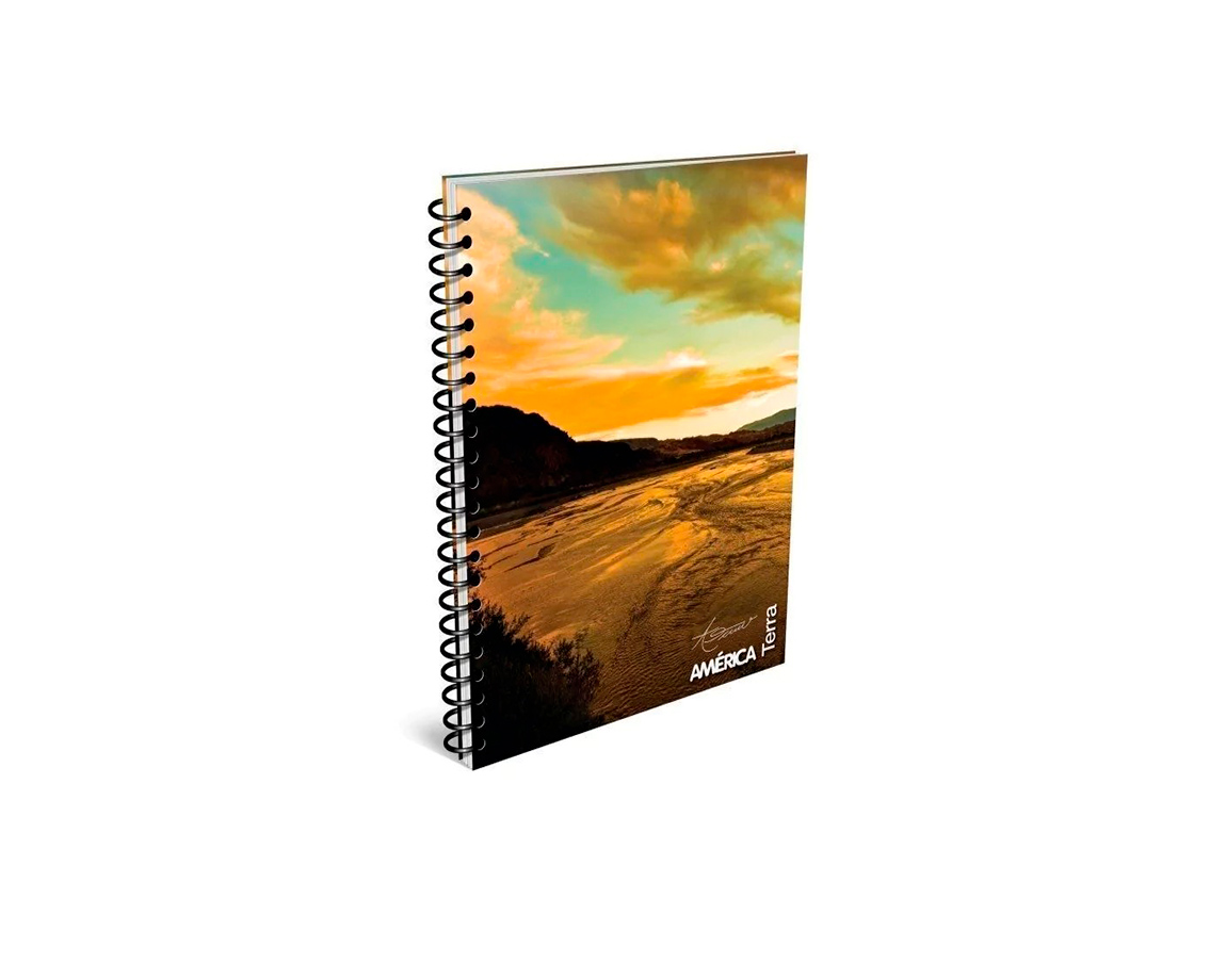 CUADERNO AMERICA 29.7 ESPIRAL 80 H # TERRA