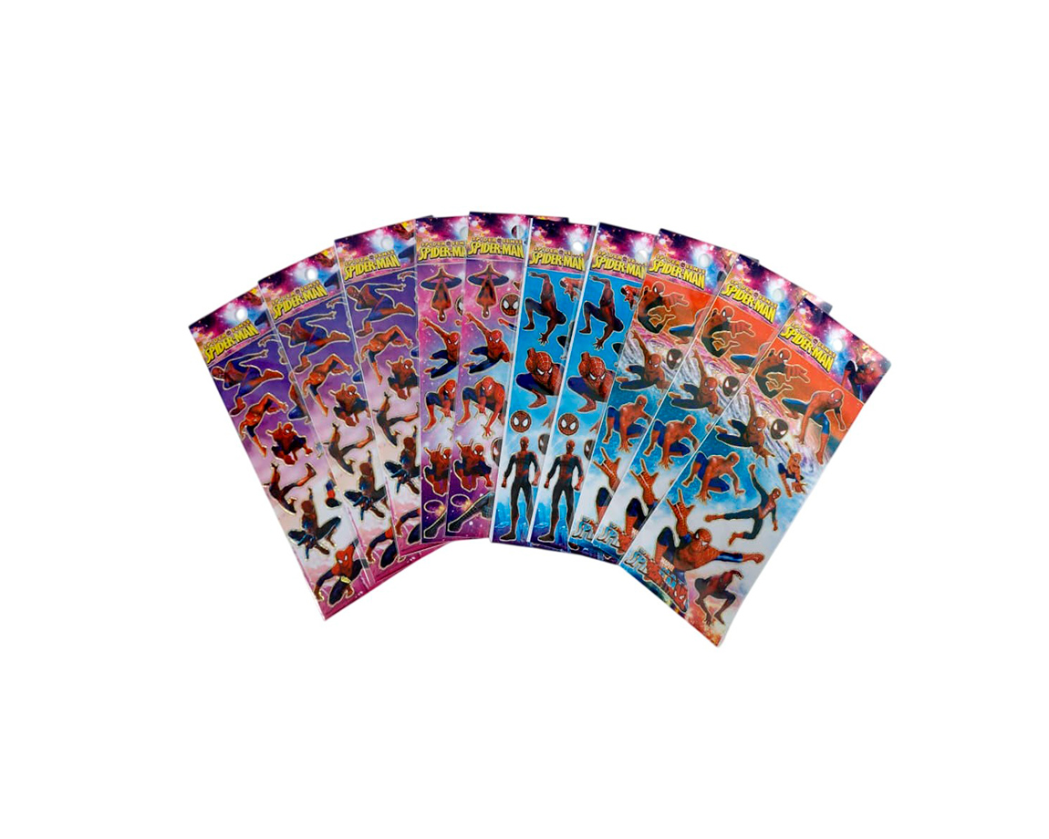 STICKERS SPIDERMAN  x 10 U.