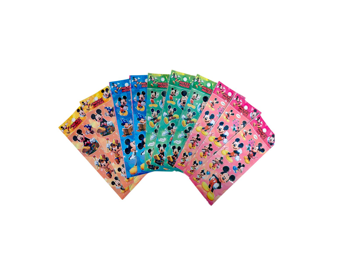 STICKERS MICKEY x 10 U.