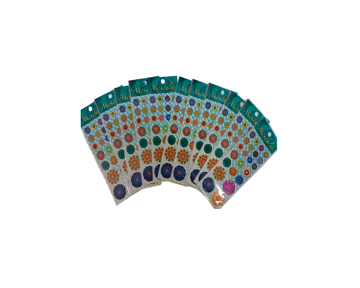 STICKERS MANDALAS x 10 U.