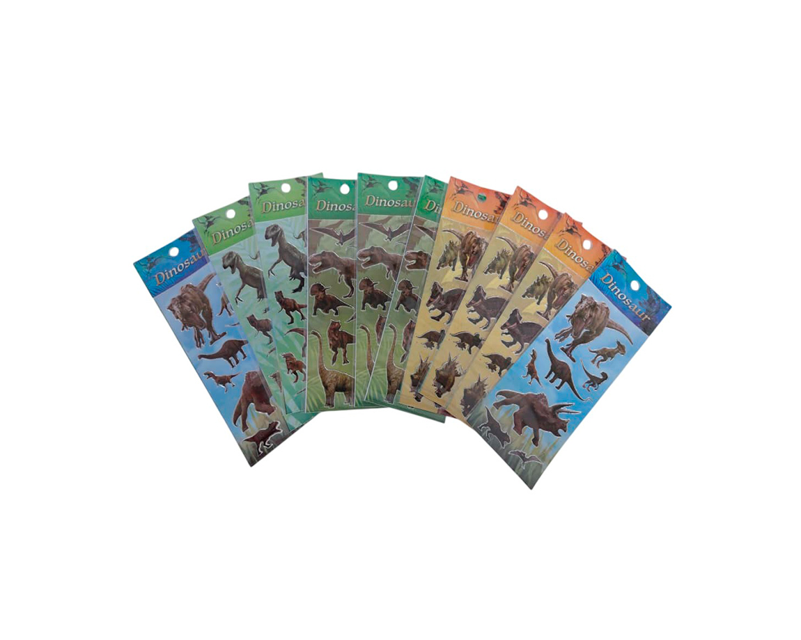 STICKERS DINOSAURIOS x 10 U.