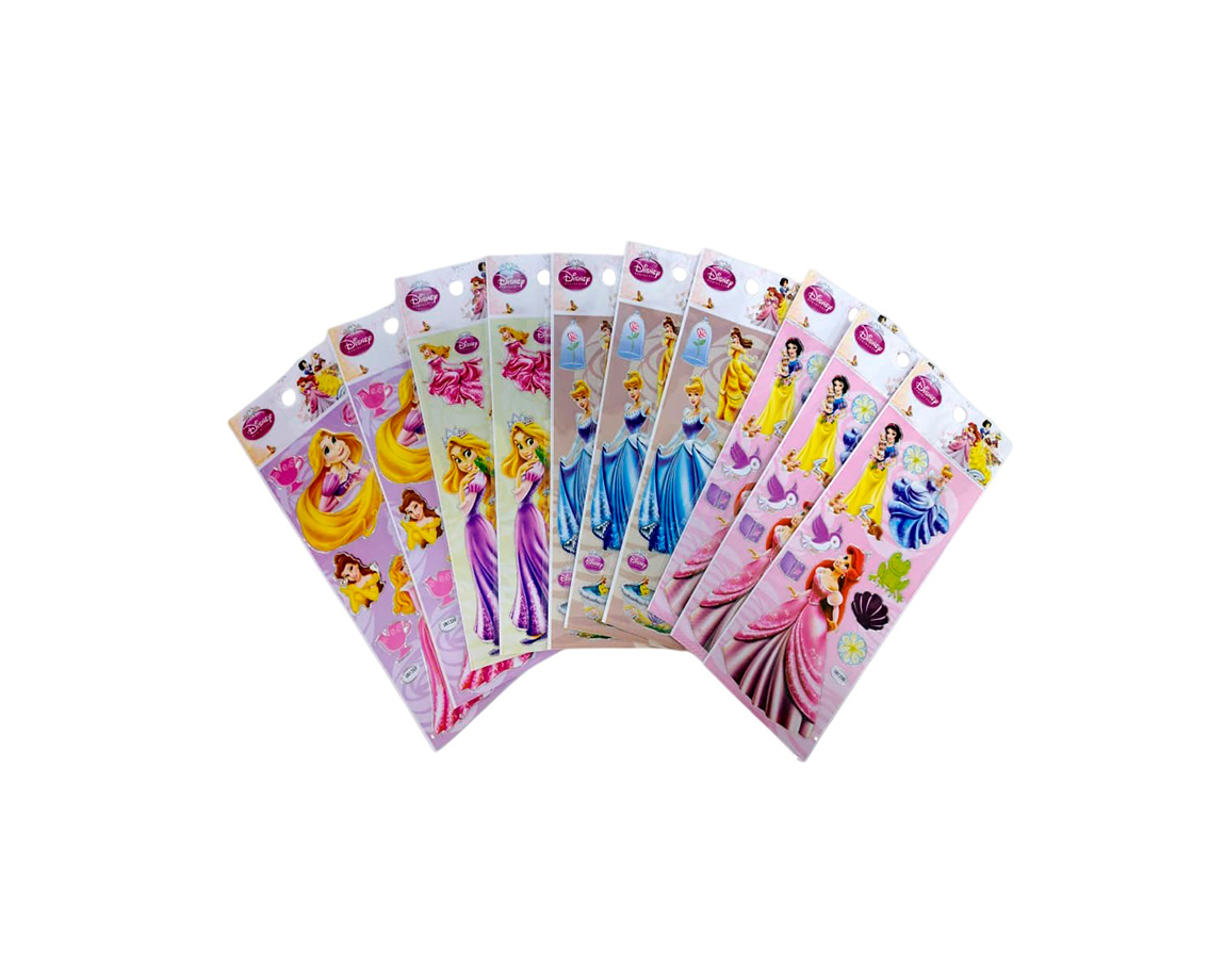 STICKERS PRINCESAS x 10 U.