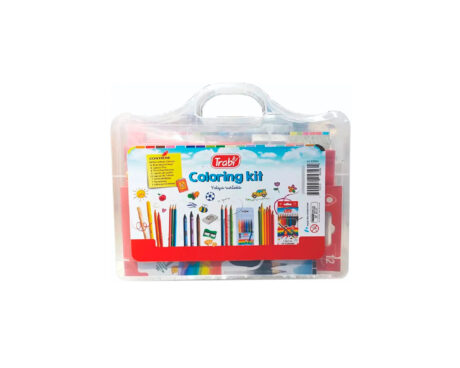 VALIJA TRABI COLORING KIT x48 PIEZAS (25353)