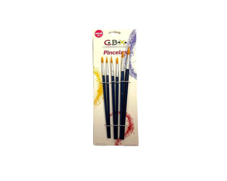 PINCEL CBX ECO 2 REDONDO SET x 6 SURTIDO