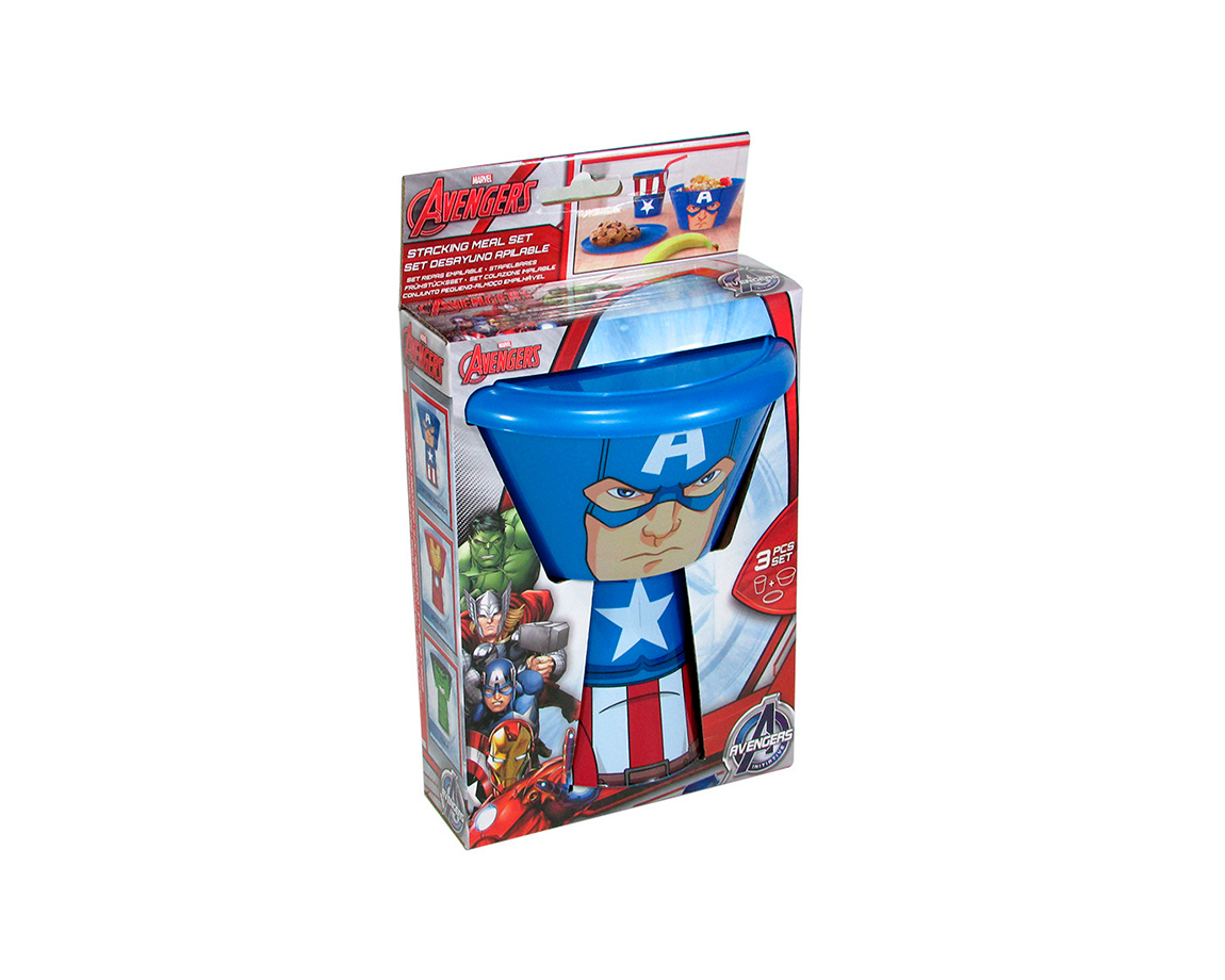 SET DESAYUNO  CRESKO SP833 CAPITAN AMERICA