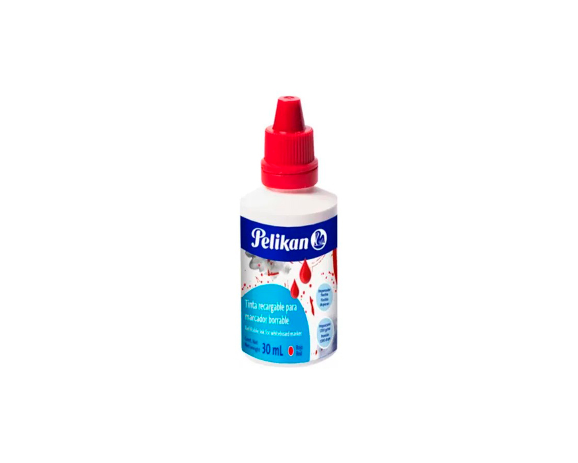 TINTA PELIKAN P/MARCADOR PIZARRA 30CC x U. ROJO