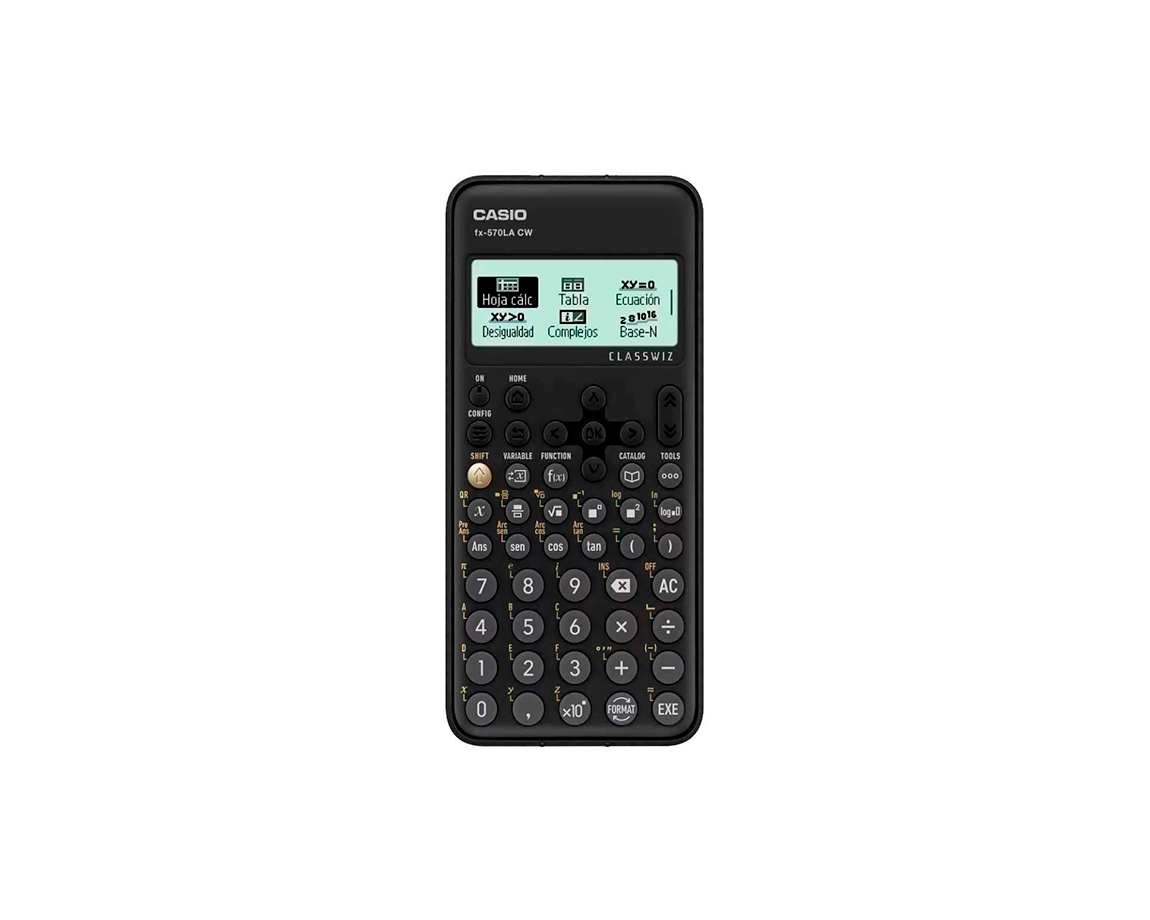 CALCULADORAS CASIO FX-570LACW PLUS CIENT 550 FUNC.