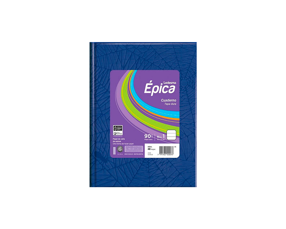 CUADERNO EPICA Nº3 ARAÑA 48 H = AZUL
