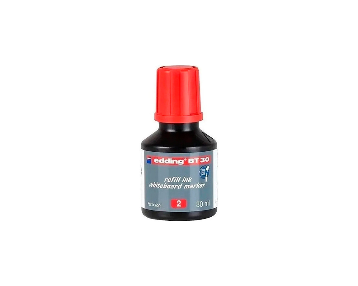 TINTA EDDING T30 x30ML P/MARC. PIZARRA ROJO