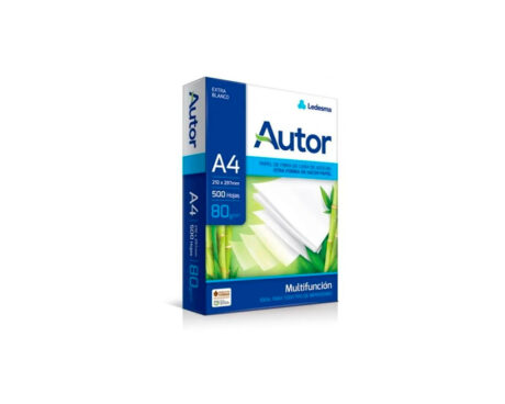 PAPEL RESMA AUTOR A4  80 GRS UNID.