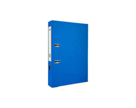 BIBLIORATO THE PEL PVC A4 AZUL LOMO ANG.
