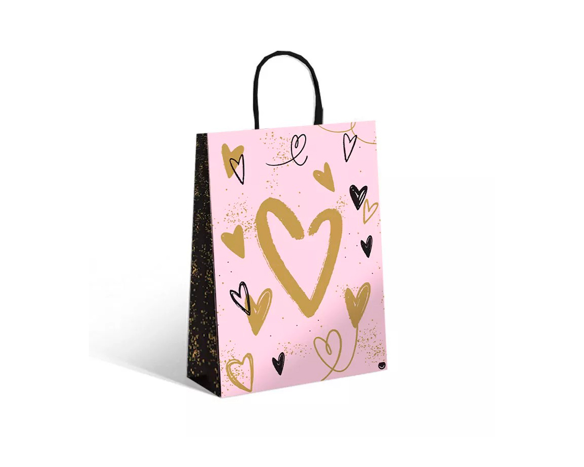 BOLSA REGALO ROMI GOLD HEART 22x30 xU