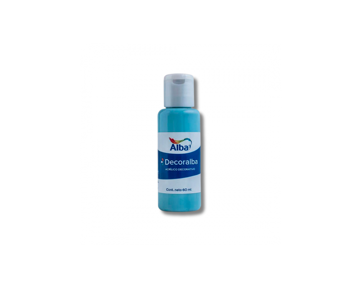 ACRILICO DECORALBA 442 x60ML. CELESTE LAGO -NUEVO-