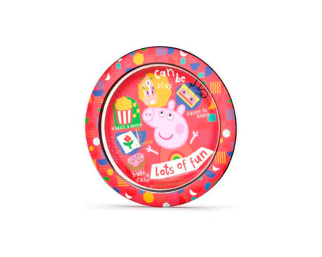 PLATO PLAYO BEL GIOCO PEPPA PIG PLASTICO