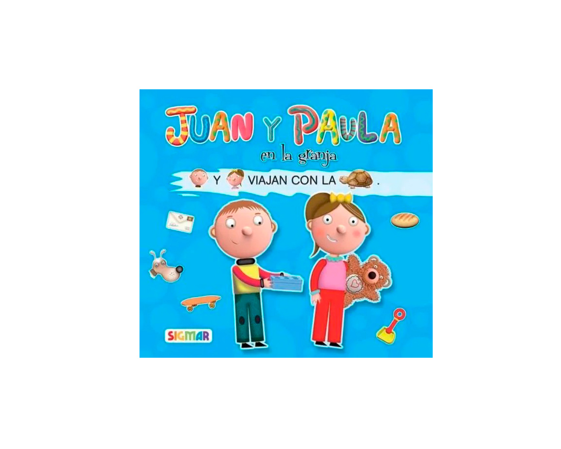 LIBROS SIGMAR DIDACTICOS LEO CON FIGURAS JUAN Y PAULA