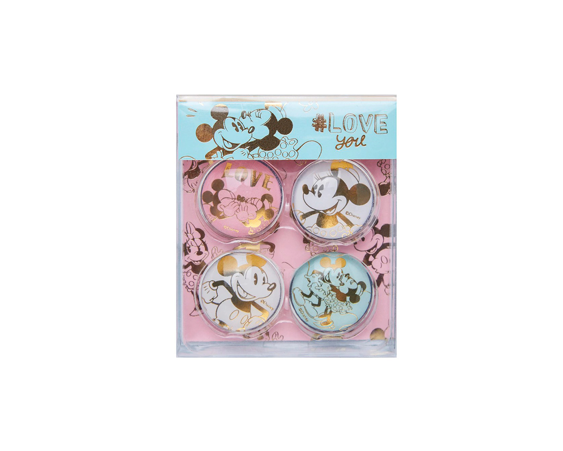 IMAN MICKEY&MINNIE MAGNETS CIRCULAR x 4 U 62050505 MAW