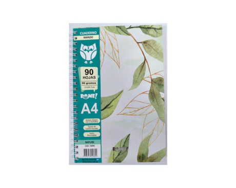 CUADERNO ROME 73094 A4 NATURE 90 HOJAS =