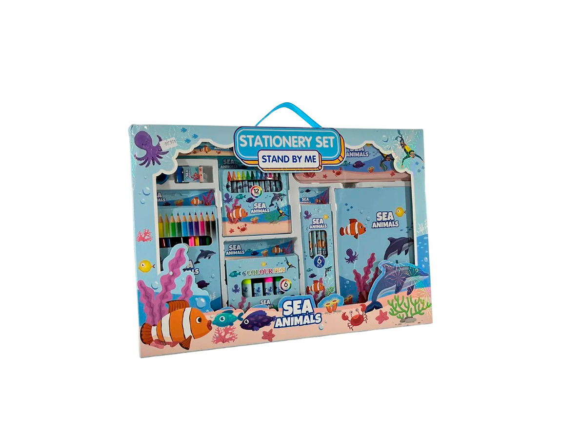 SET ESCOLAR COLOURS 25479 ANIMALES MARINOS