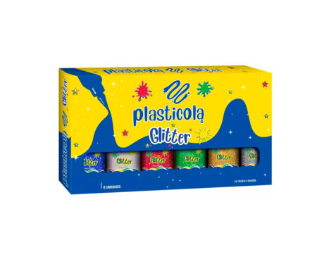 BRILLITO PLASTICOLA 31 GRS x 6 COL. SURTIDO 1 - A/P/O/I/R/V