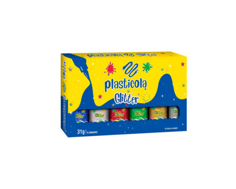 BRILLITO PLASTICOLA 31 GRS x 6 COL. SURTIDO 2 -