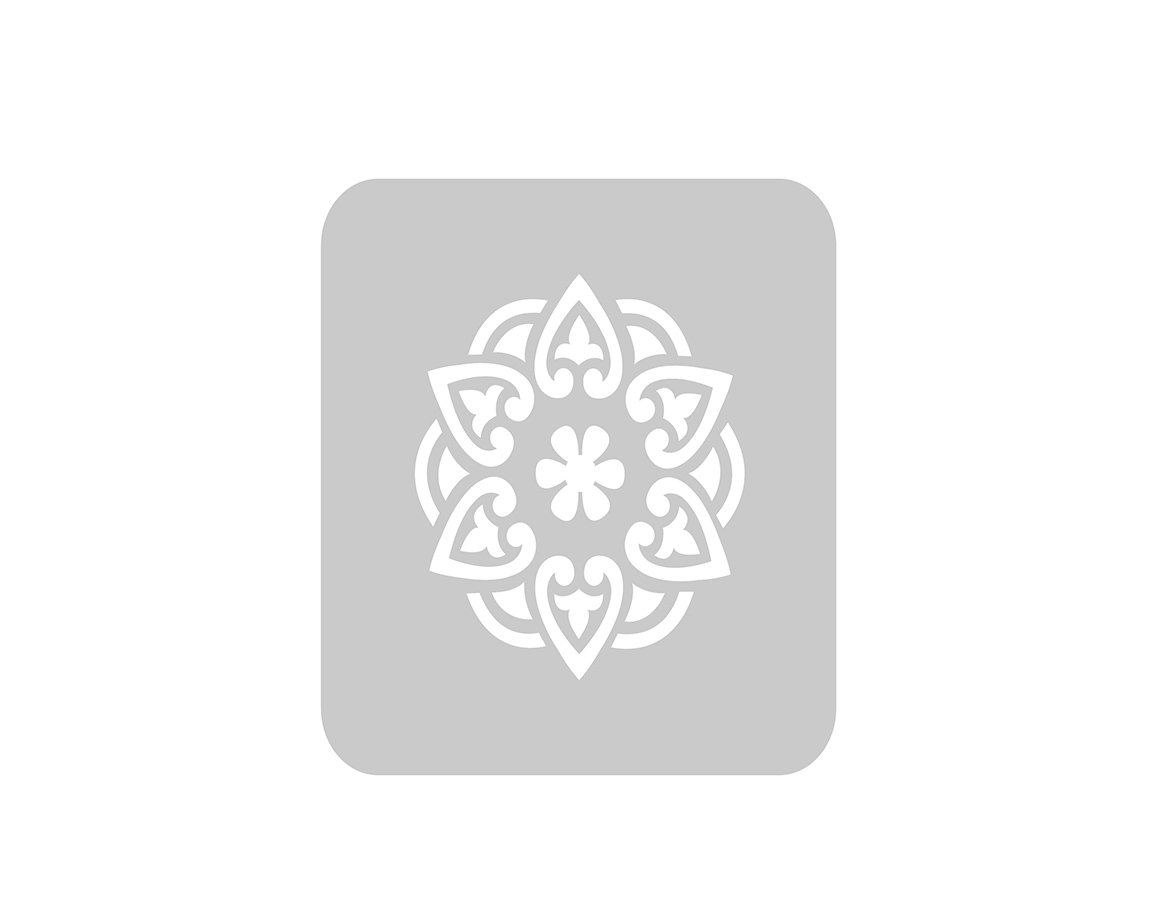 STENCIL EQARTE 15x15 CM Nro 926 REDONDO MANDALA