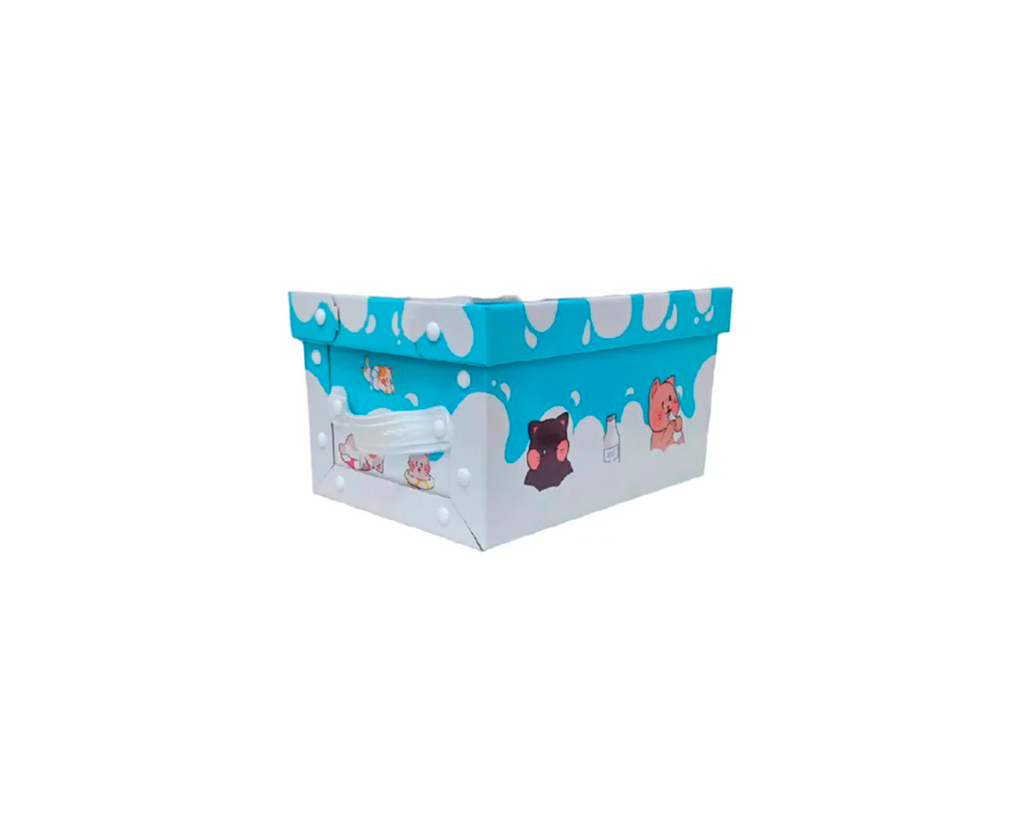 CAJA MICROBOX BAULERA -BAU73- GATITOS CHICA