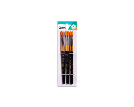 PINCEL OLAMI PI150 Nº0 x 6 U. LENGUA DE GATO