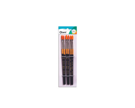 PINCEL OLAMI PI150 Nº2 x 6 U. LENGUA DE GATO