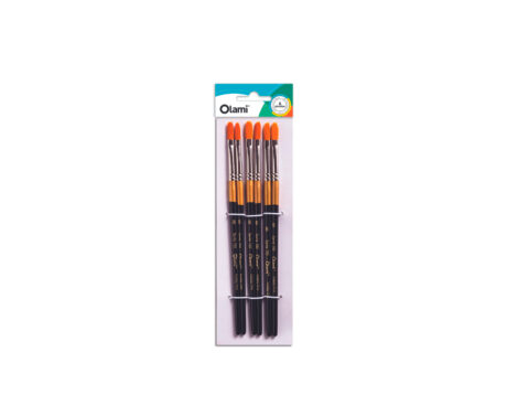 PINCEL OLAMI PI150 Nº4 x 6 U. LENGUA DE GATO