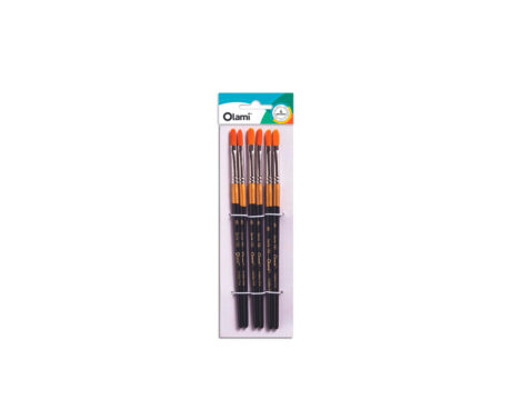 PINCEL OLAMI PI150 Nº12 x 6 U. LENGUA DE GATO