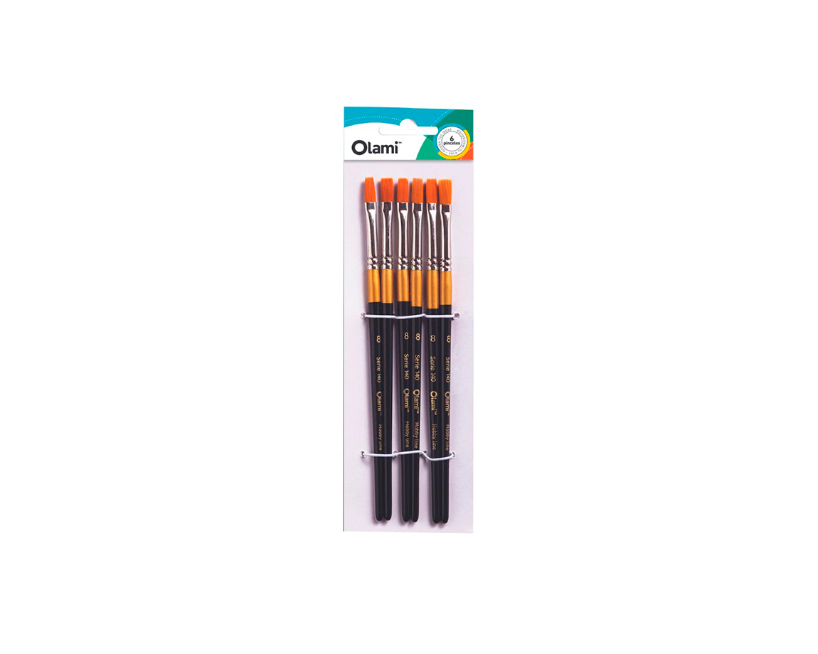 PINCEL OLAMI PI140 Nº5 x 6 U. CHATO