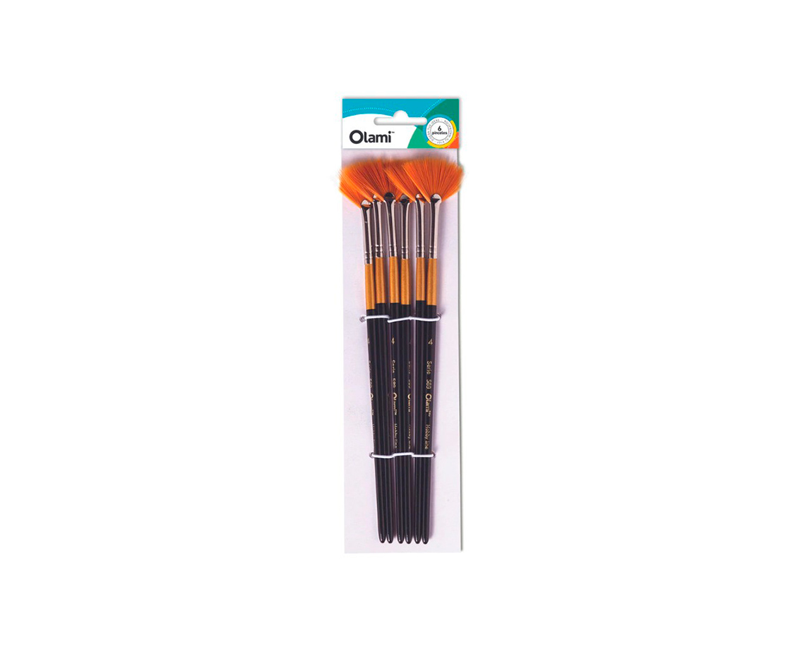 PINCEL OLAMI PI589 Nº8 x 6 U. ABANICO
