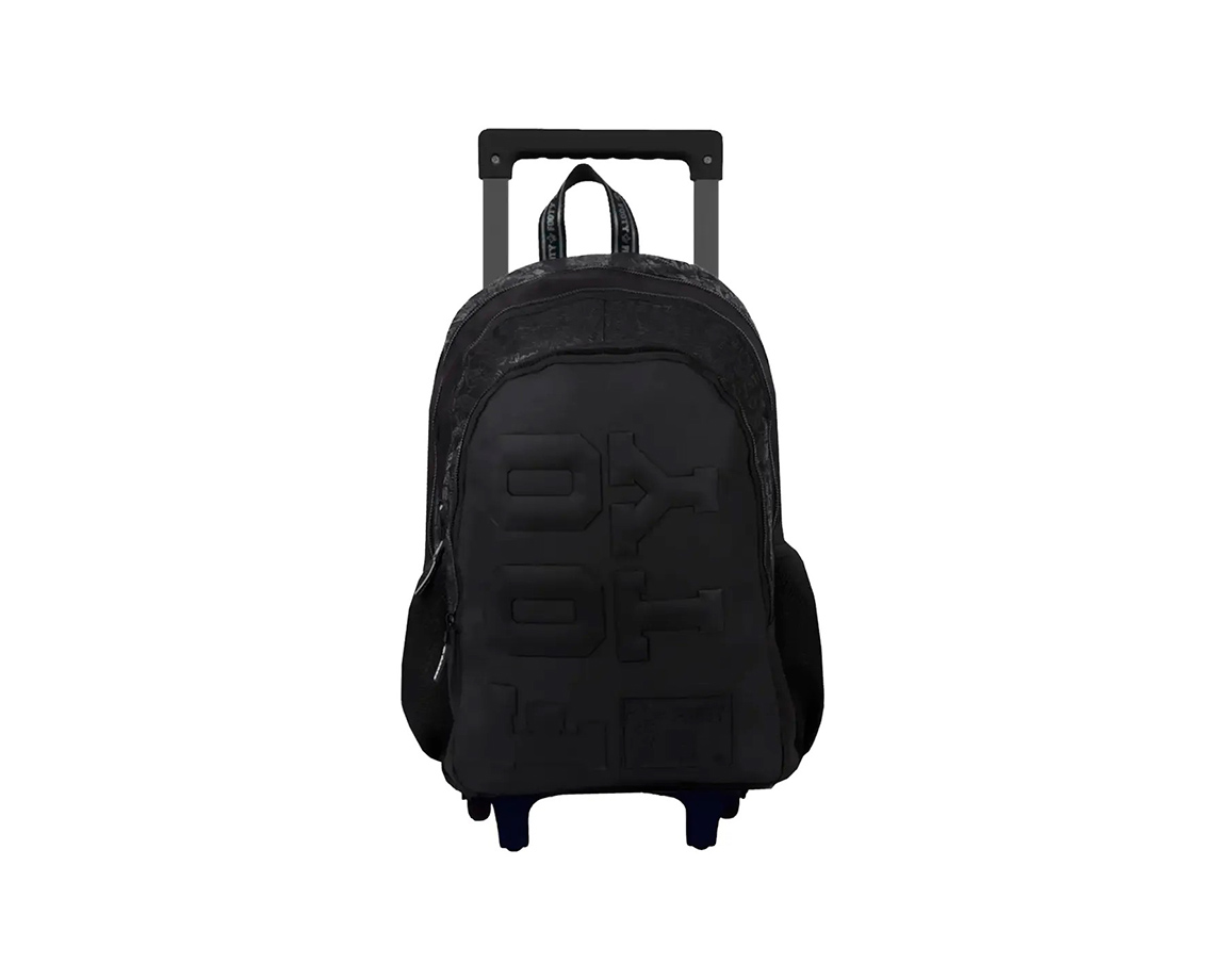 MOCHILAS FOOTY F5011 CARRO 18P BIG KIDS NEGRO RUBBER