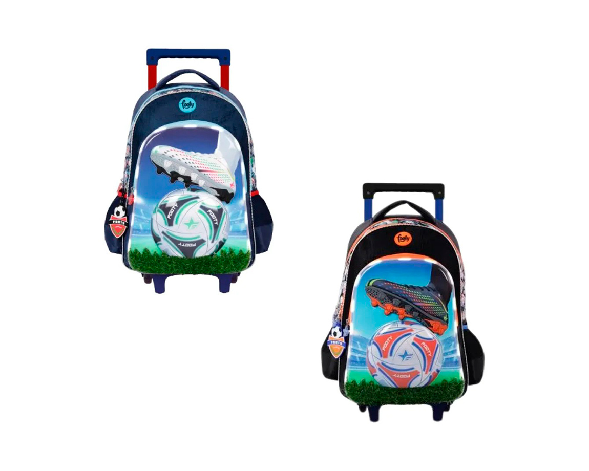 MOCHILAS FOOTY F5361 CARRO 18P CHAMPION LEAGUE LED